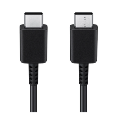 Samsung USB-C to USB-C Cable — Black Charging and Data Cable (New)