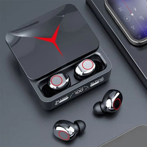 Wireless Earbuds with LED Display, 150H Battery, Noise-Cancelling Mic and Touch Control