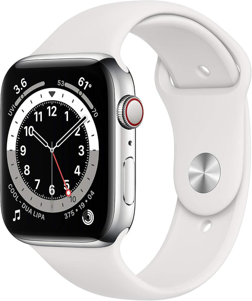 Apple Watch Series 6 — montre intelligente 40 mm GPS + cellulaire, acier inoxydable